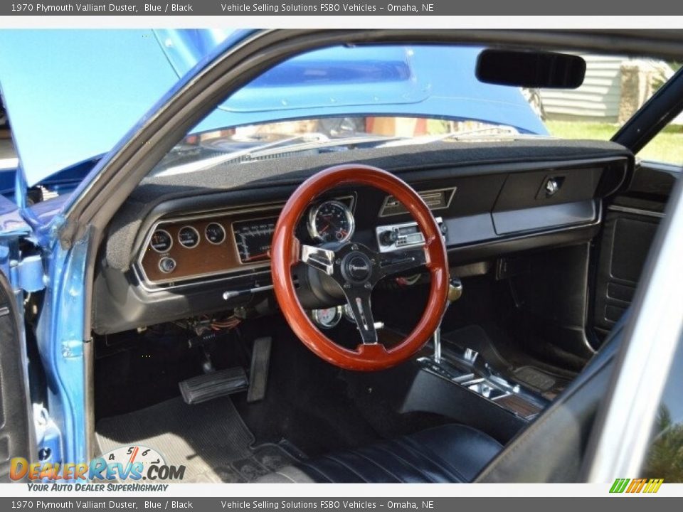 1970 Plymouth Valliant Duster Blue / Black Photo #3