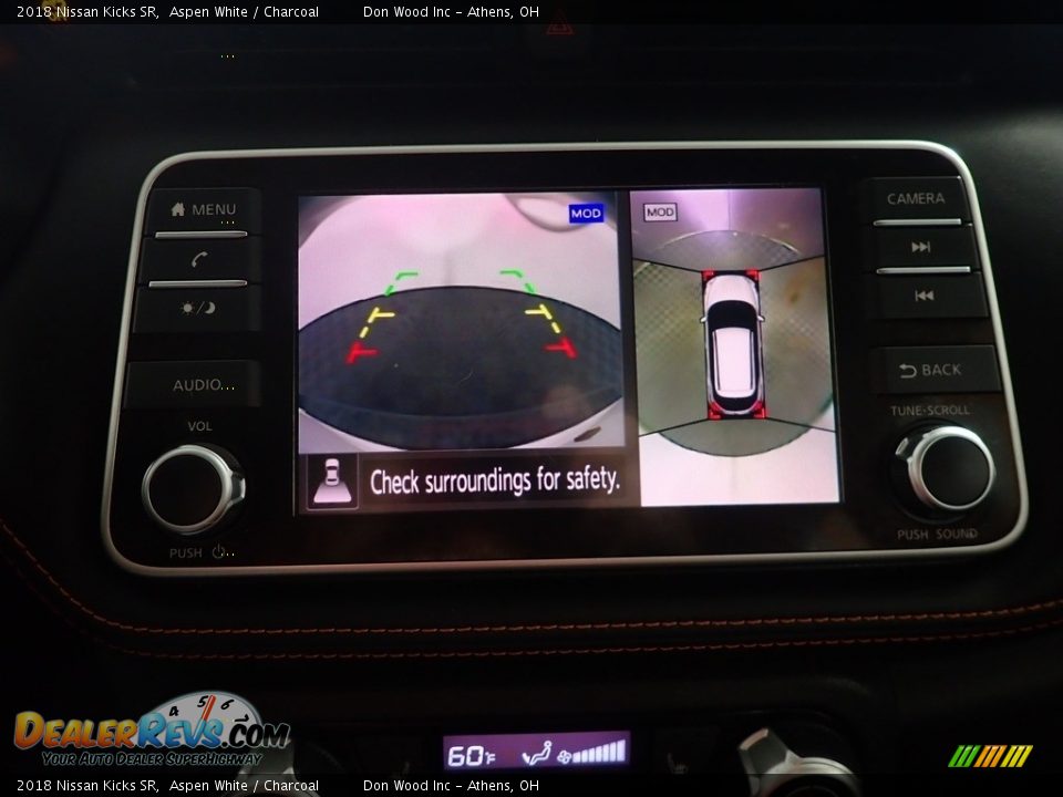 2018 Nissan Kicks SR Aspen White / Charcoal Photo #3