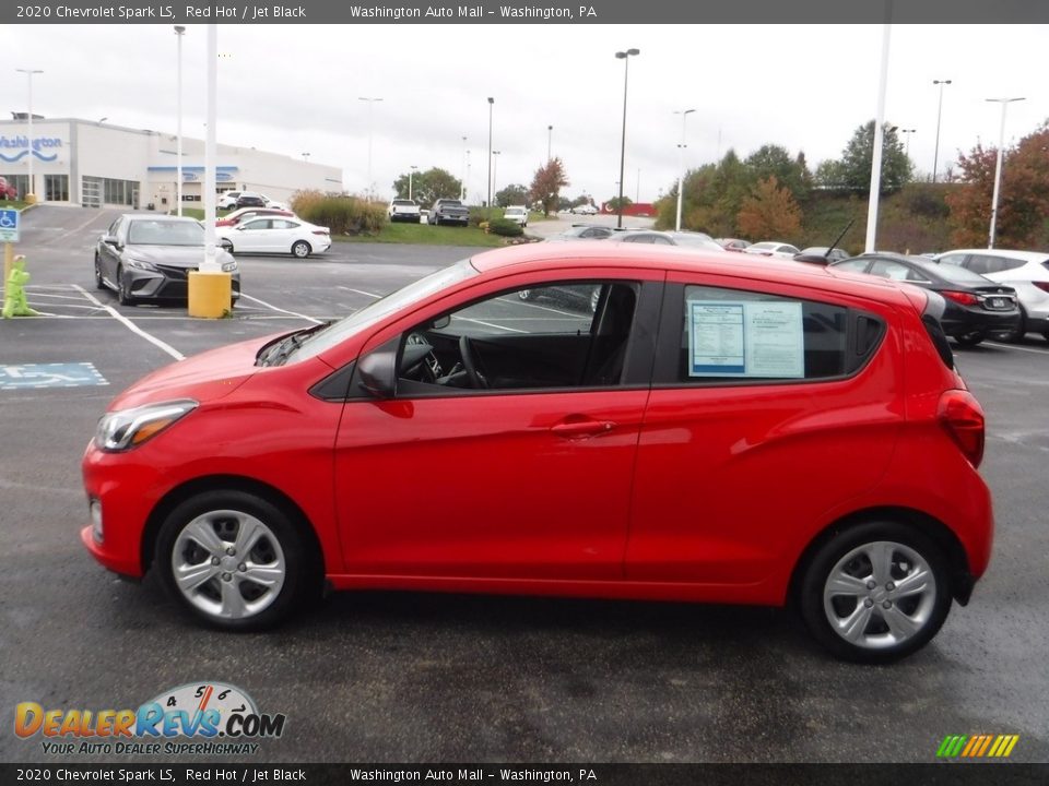 2020 Chevrolet Spark LS Red Hot / Jet Black Photo #6