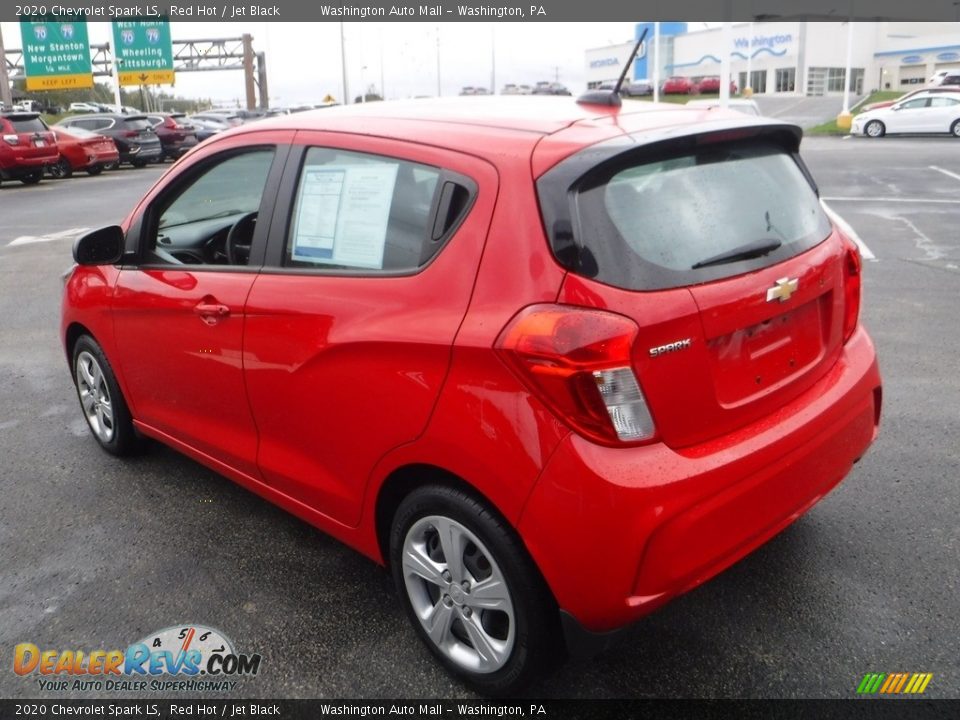 2020 Chevrolet Spark LS Red Hot / Jet Black Photo #7