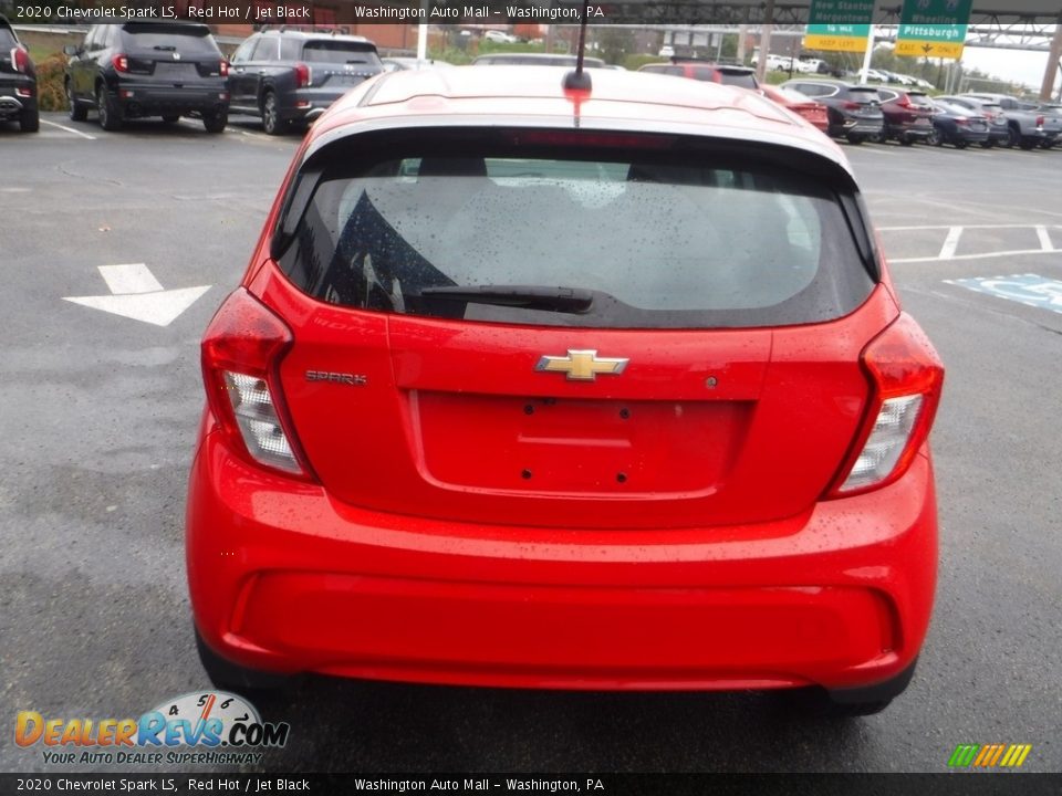 2020 Chevrolet Spark LS Red Hot / Jet Black Photo #8