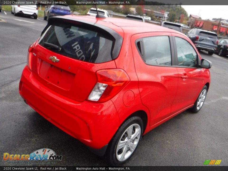 2020 Chevrolet Spark LS Red Hot / Jet Black Photo #9