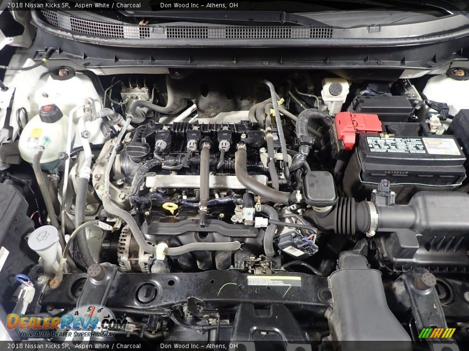 2018 Nissan Kicks SR Aspen White / Charcoal Photo #8