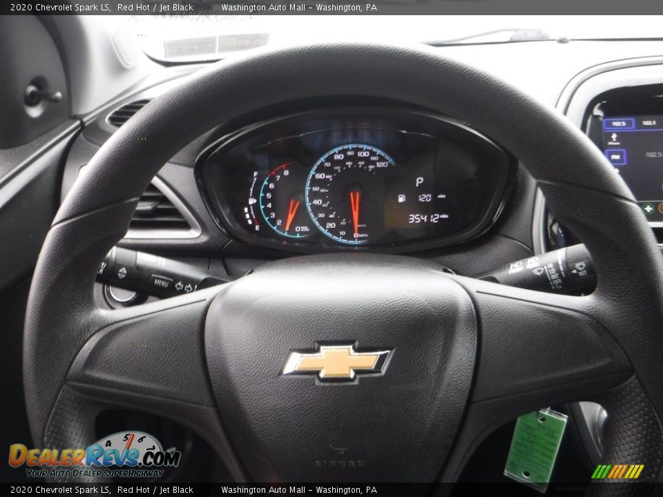 2020 Chevrolet Spark LS Red Hot / Jet Black Photo #17