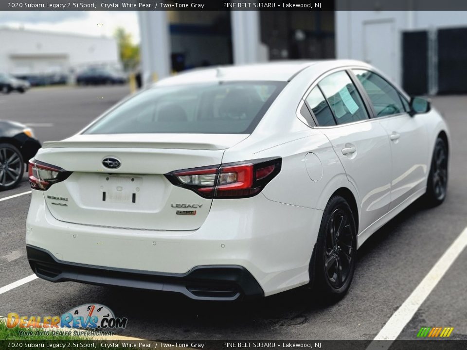 2020 Subaru Legacy 2.5i Sport Crystal White Pearl / Two-Tone Gray Photo #3
