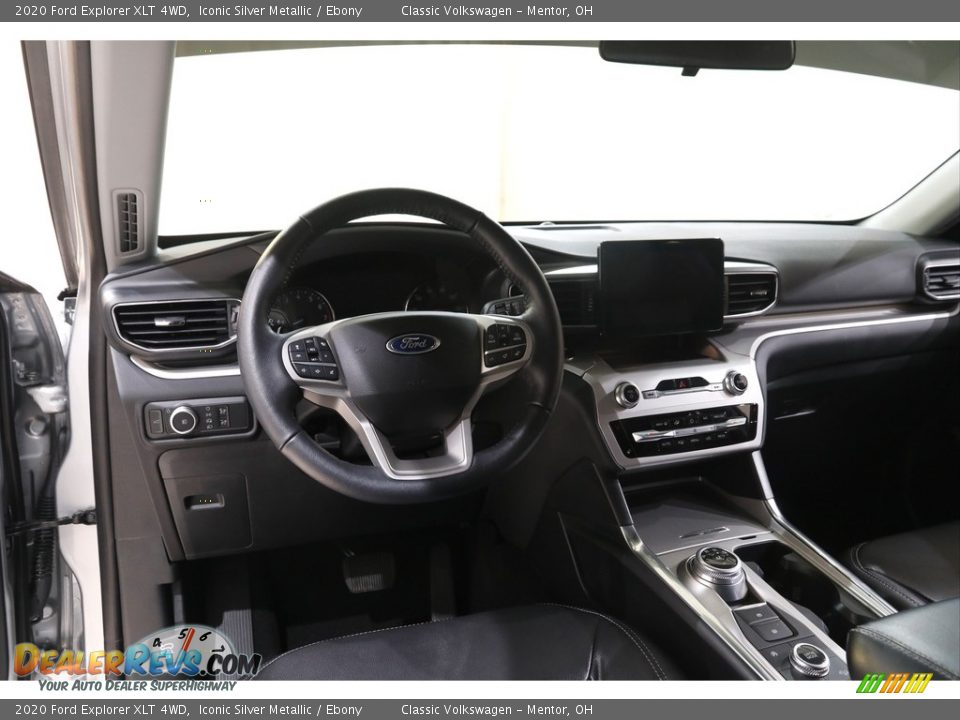 2020 Ford Explorer XLT 4WD Iconic Silver Metallic / Ebony Photo #6