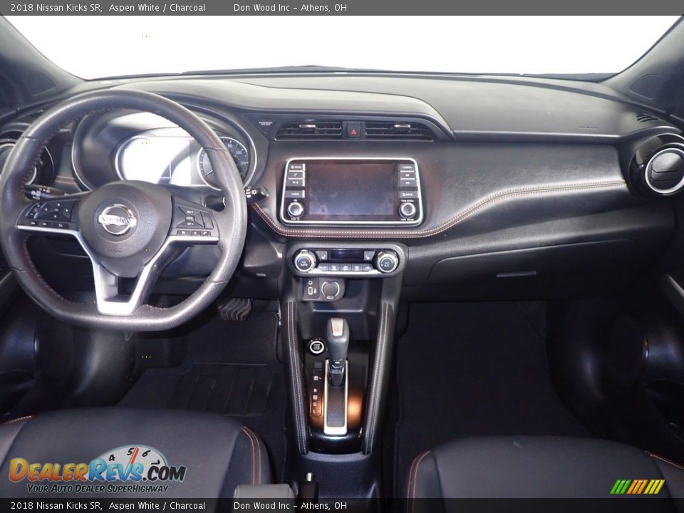 2018 Nissan Kicks SR Aspen White / Charcoal Photo #26