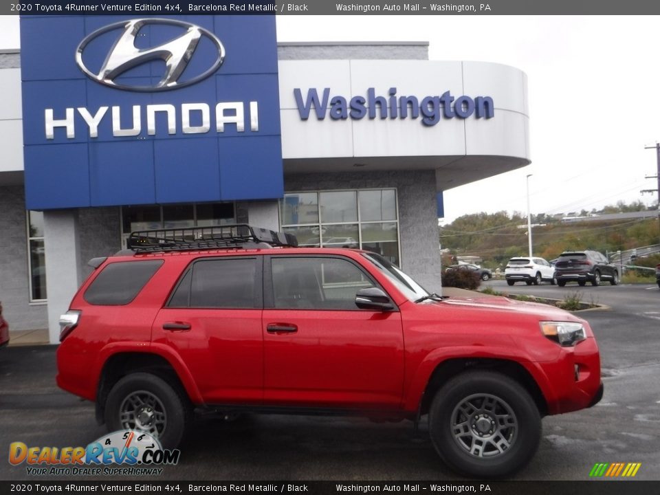 2020 Toyota 4Runner Venture Edition 4x4 Barcelona Red Metallic / Black Photo #2