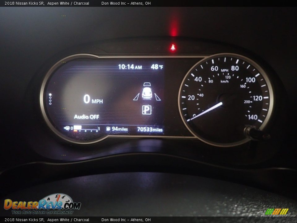 2018 Nissan Kicks SR Aspen White / Charcoal Photo #29