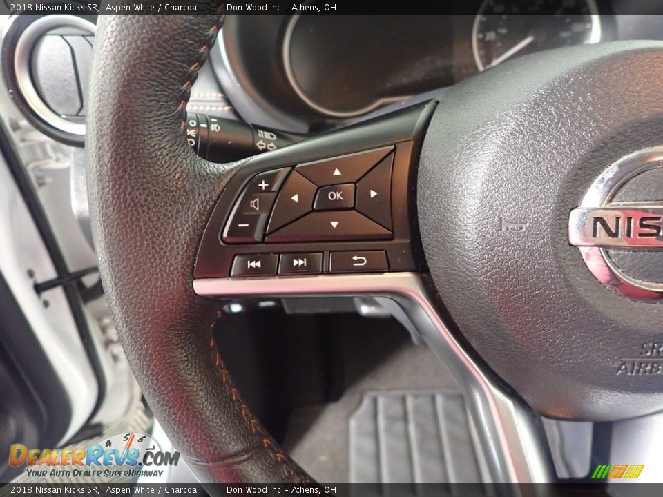 2018 Nissan Kicks SR Aspen White / Charcoal Photo #30