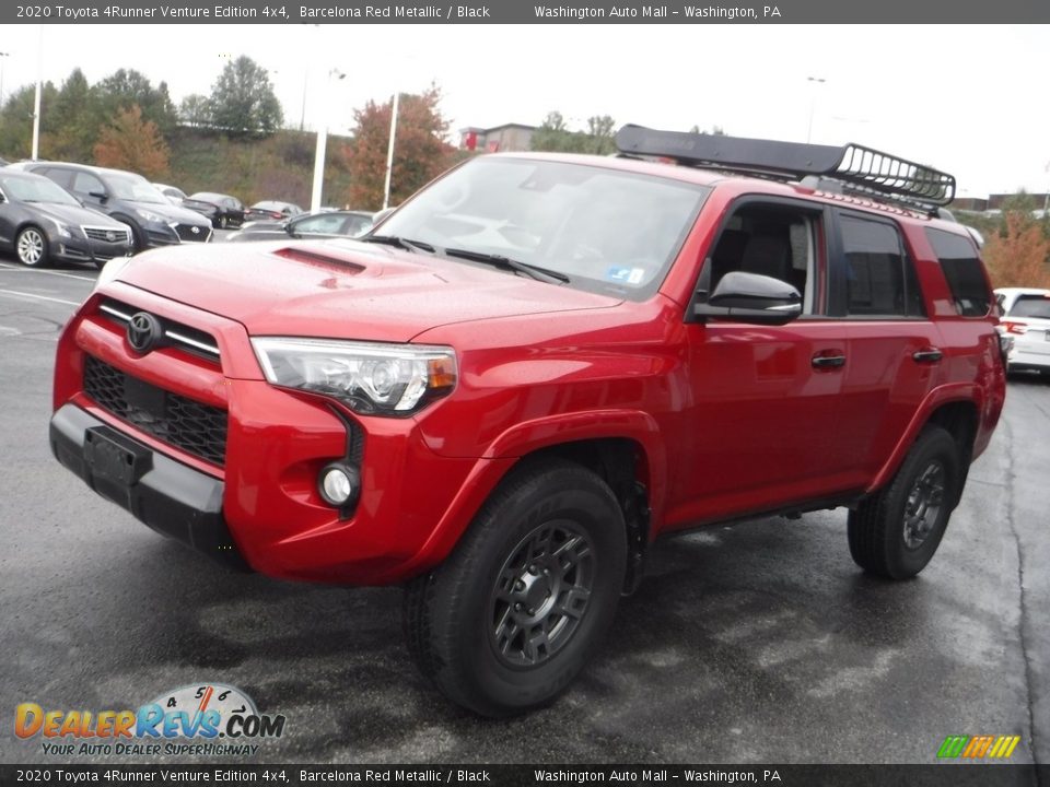 2020 Toyota 4Runner Venture Edition 4x4 Barcelona Red Metallic / Black Photo #7