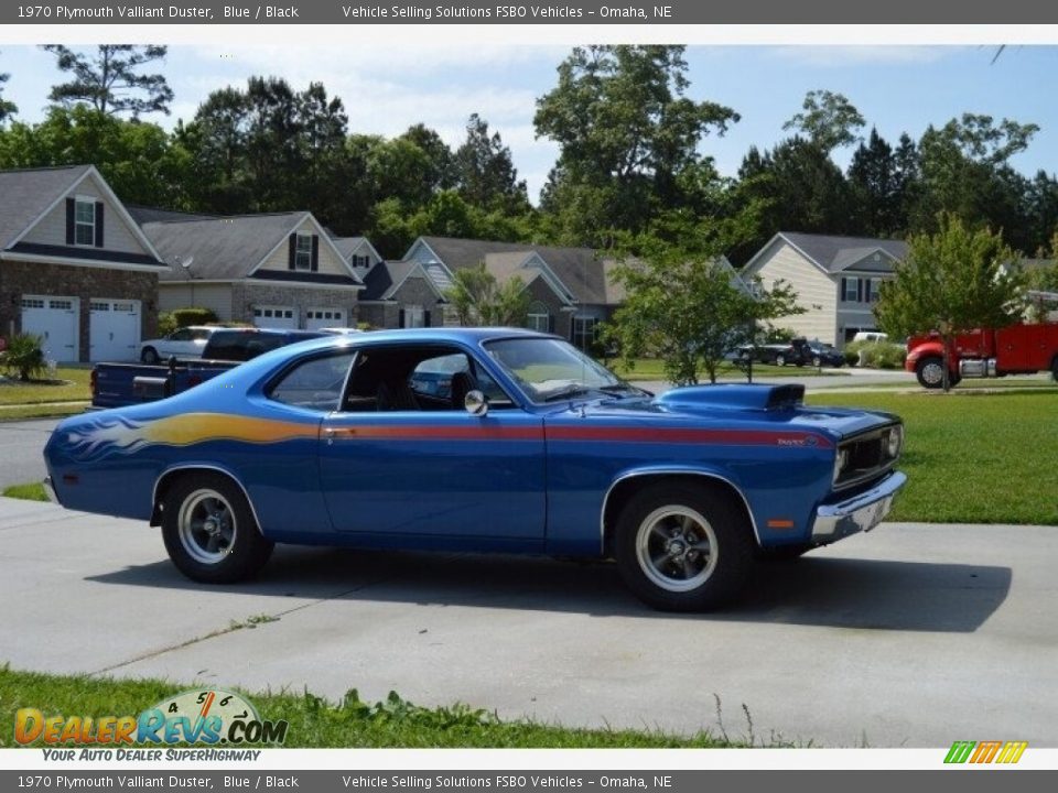 1970 Plymouth Valliant Duster Blue / Black Photo #31