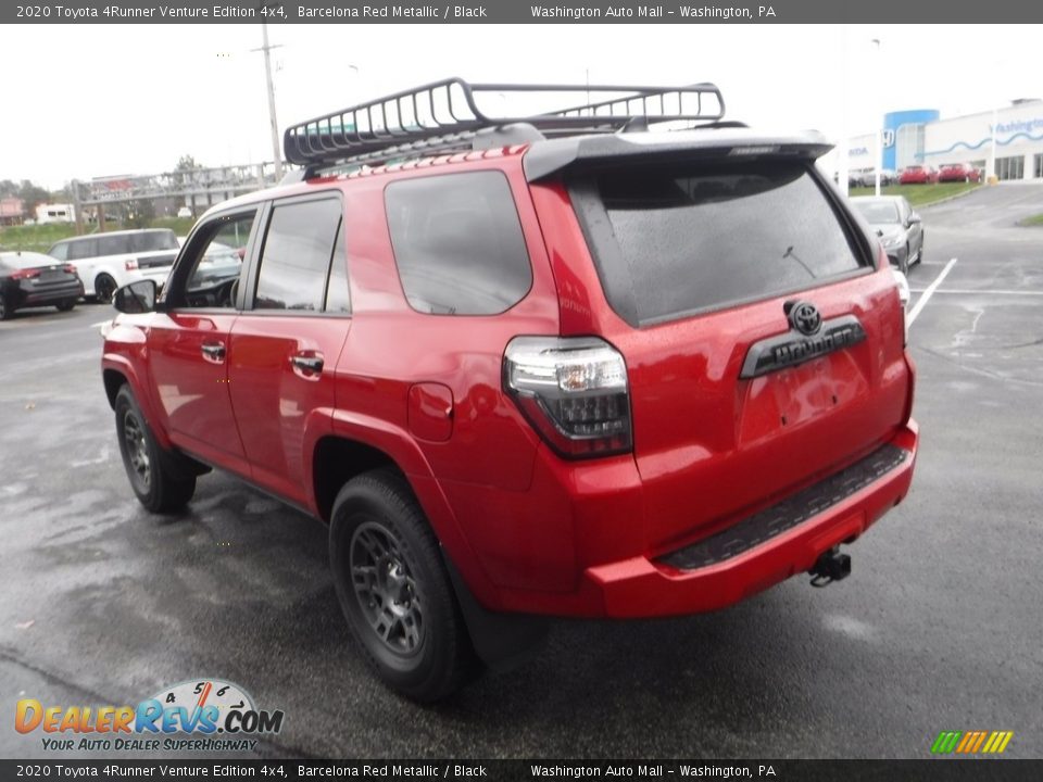 2020 Toyota 4Runner Venture Edition 4x4 Barcelona Red Metallic / Black Photo #9