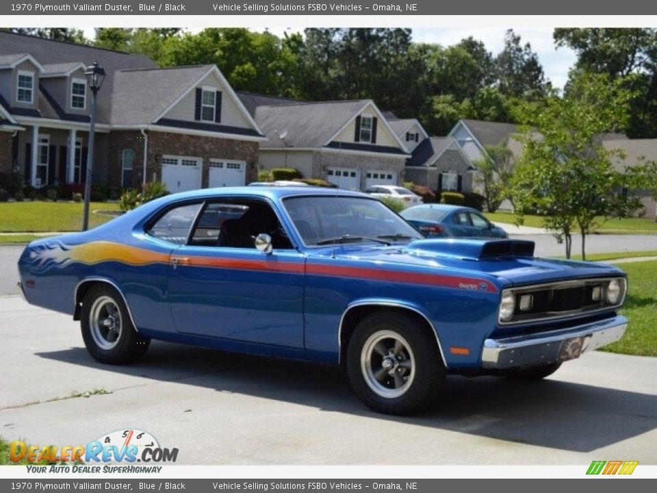 1970 Plymouth Valliant Duster Blue / Black Photo #34
