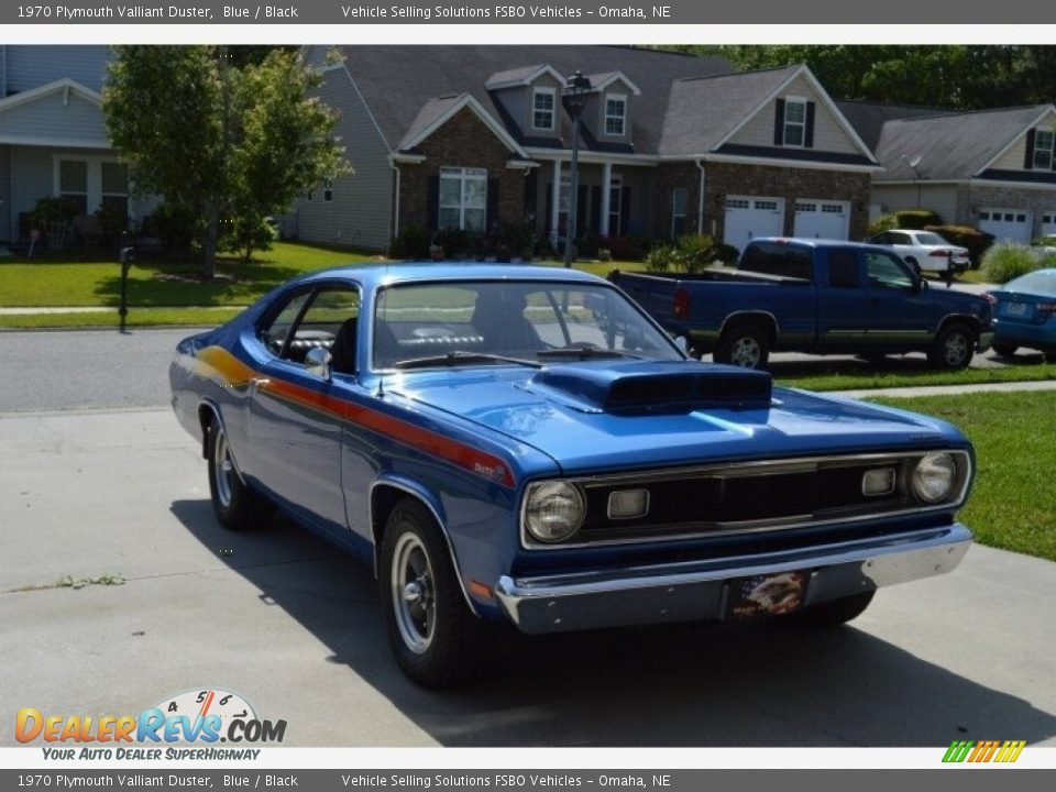 1970 Plymouth Valliant Duster Blue / Black Photo #35