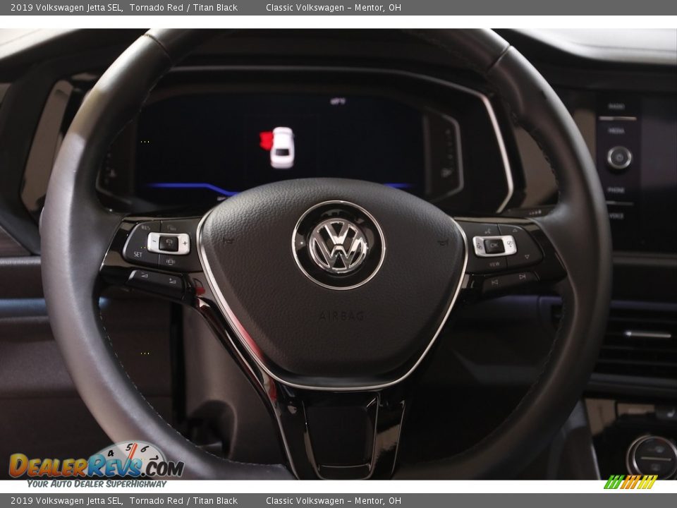 2019 Volkswagen Jetta SEL Tornado Red / Titan Black Photo #7