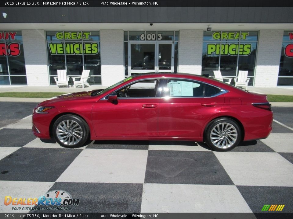 2019 Lexus ES 350 Matador Red Mica / Black Photo #1