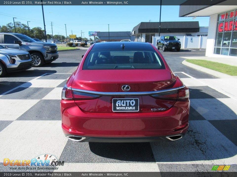 2019 Lexus ES 350 Matador Red Mica / Black Photo #4