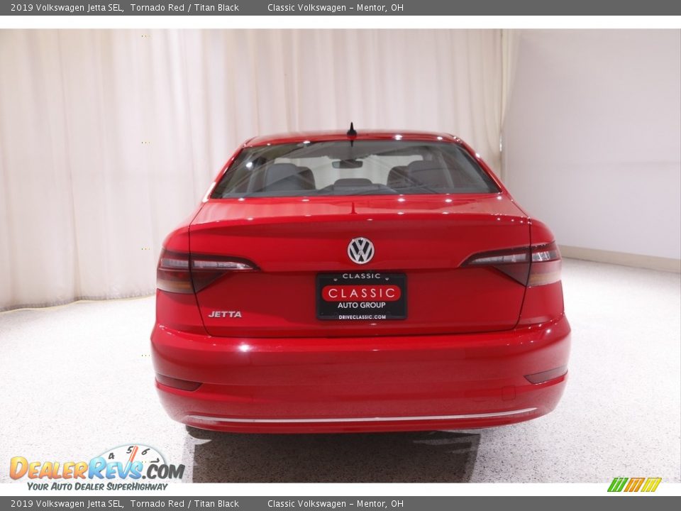 2019 Volkswagen Jetta SEL Tornado Red / Titan Black Photo #16