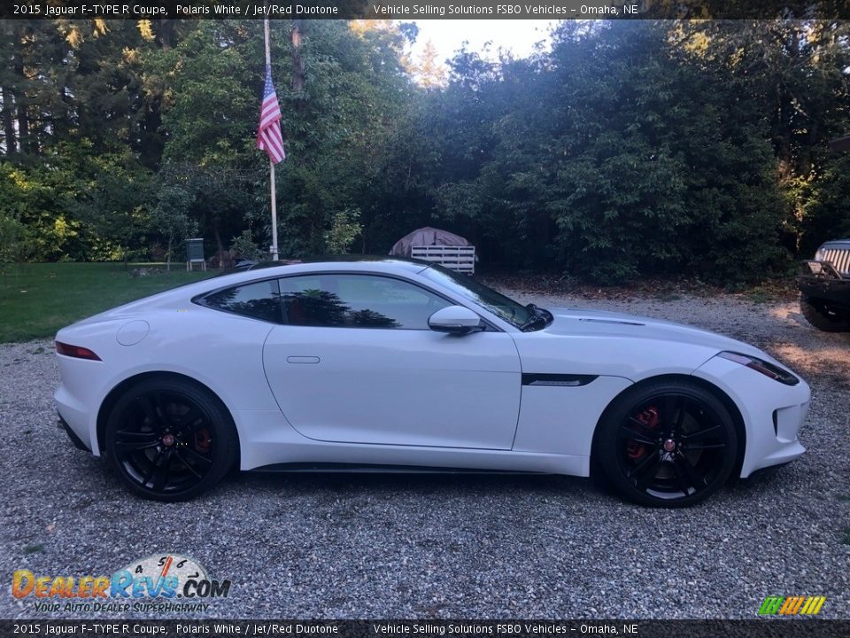 Polaris White 2015 Jaguar F-TYPE R Coupe Photo #15