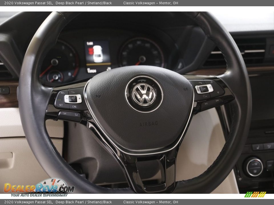2020 Volkswagen Passat SEL Deep Black Pearl / Shetland/Black Photo #7