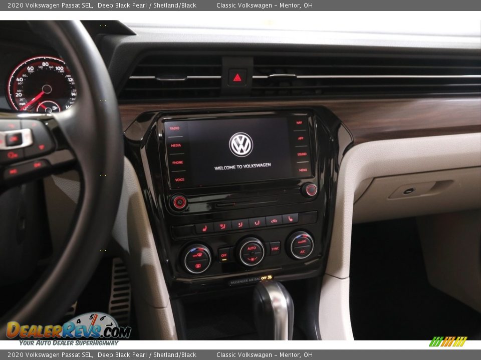 2020 Volkswagen Passat SEL Deep Black Pearl / Shetland/Black Photo #9