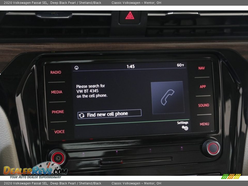 2020 Volkswagen Passat SEL Deep Black Pearl / Shetland/Black Photo #11