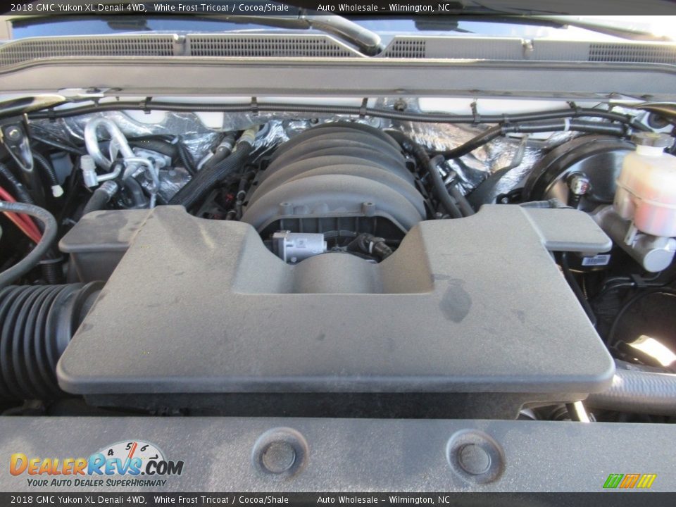2018 GMC Yukon XL Denali 4WD White Frost Tricoat / Cocoa/Shale Photo #6