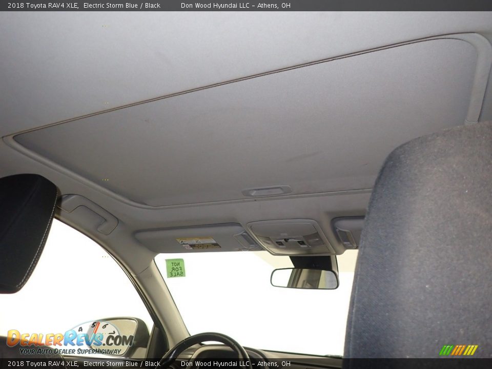 2018 Toyota RAV4 XLE Electric Storm Blue / Black Photo #2