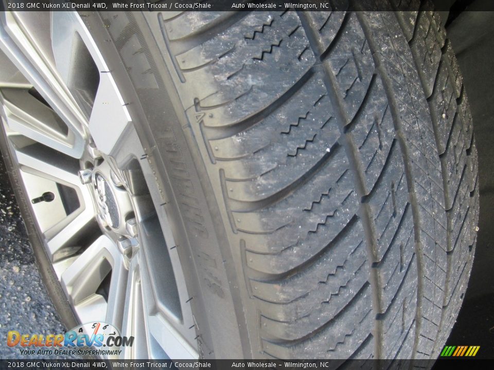 2018 GMC Yukon XL Denali 4WD White Frost Tricoat / Cocoa/Shale Photo #8