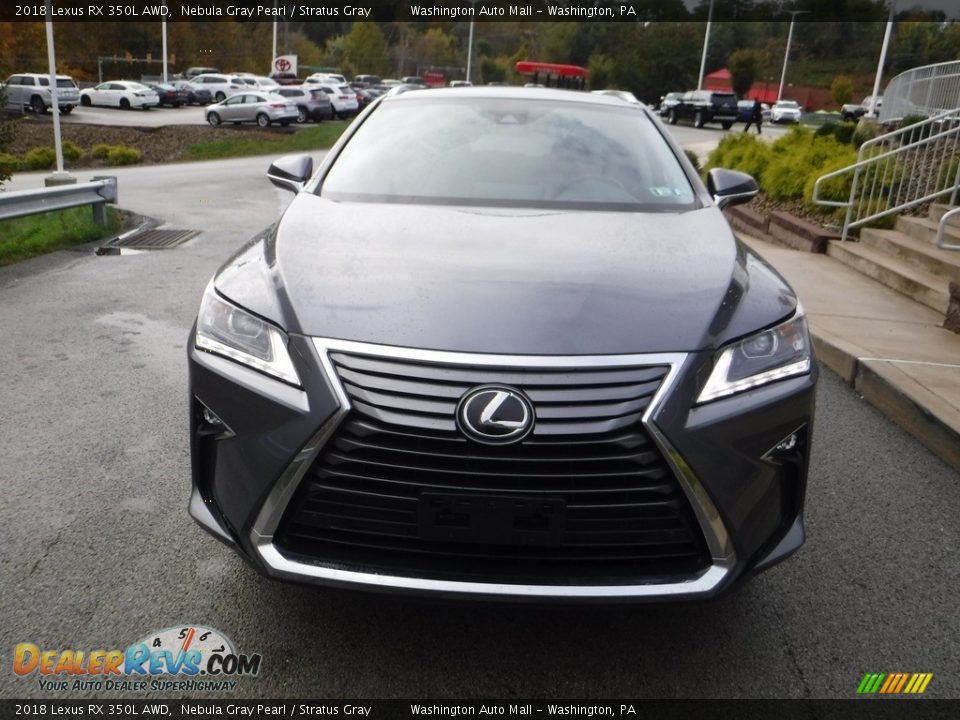 2018 Lexus RX 350L AWD Nebula Gray Pearl / Stratus Gray Photo #11