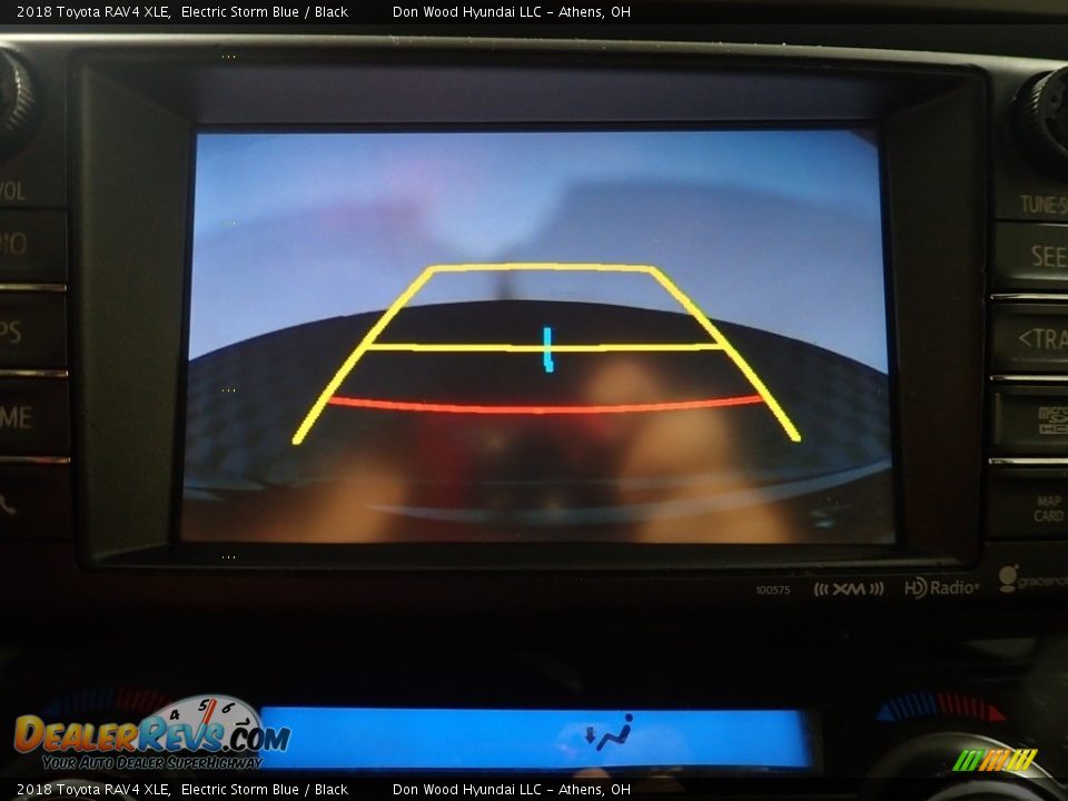 2018 Toyota RAV4 XLE Electric Storm Blue / Black Photo #4