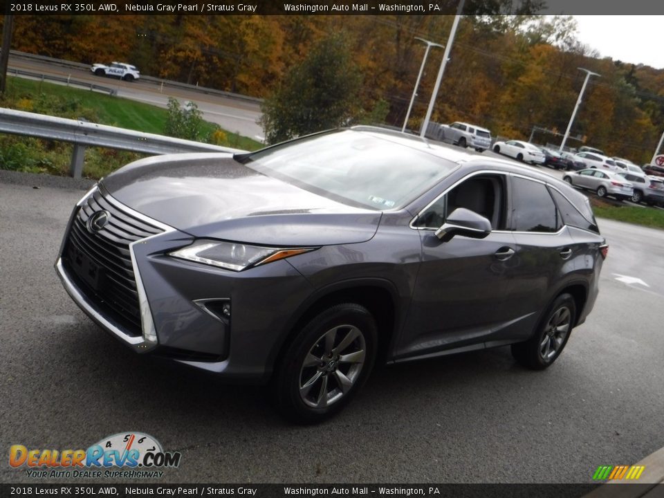 2018 Lexus RX 350L AWD Nebula Gray Pearl / Stratus Gray Photo #12