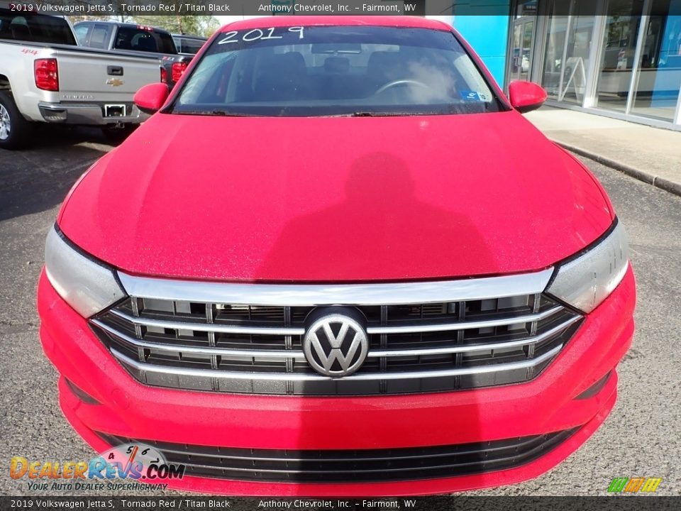 2019 Volkswagen Jetta S Tornado Red / Titan Black Photo #9