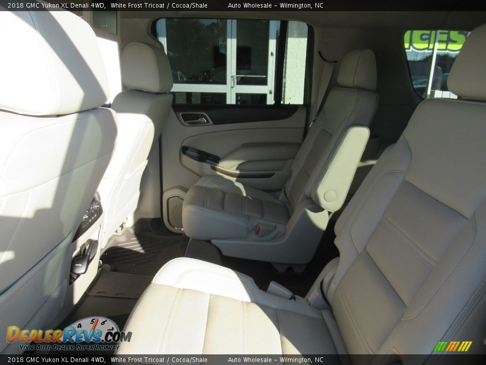2018 GMC Yukon XL Denali 4WD White Frost Tricoat / Cocoa/Shale Photo #12