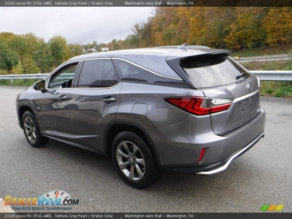 2018 Lexus RX 350L AWD Nebula Gray Pearl / Stratus Gray Photo #14