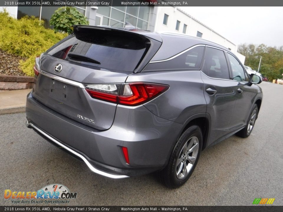 2018 Lexus RX 350L AWD Nebula Gray Pearl / Stratus Gray Photo #15