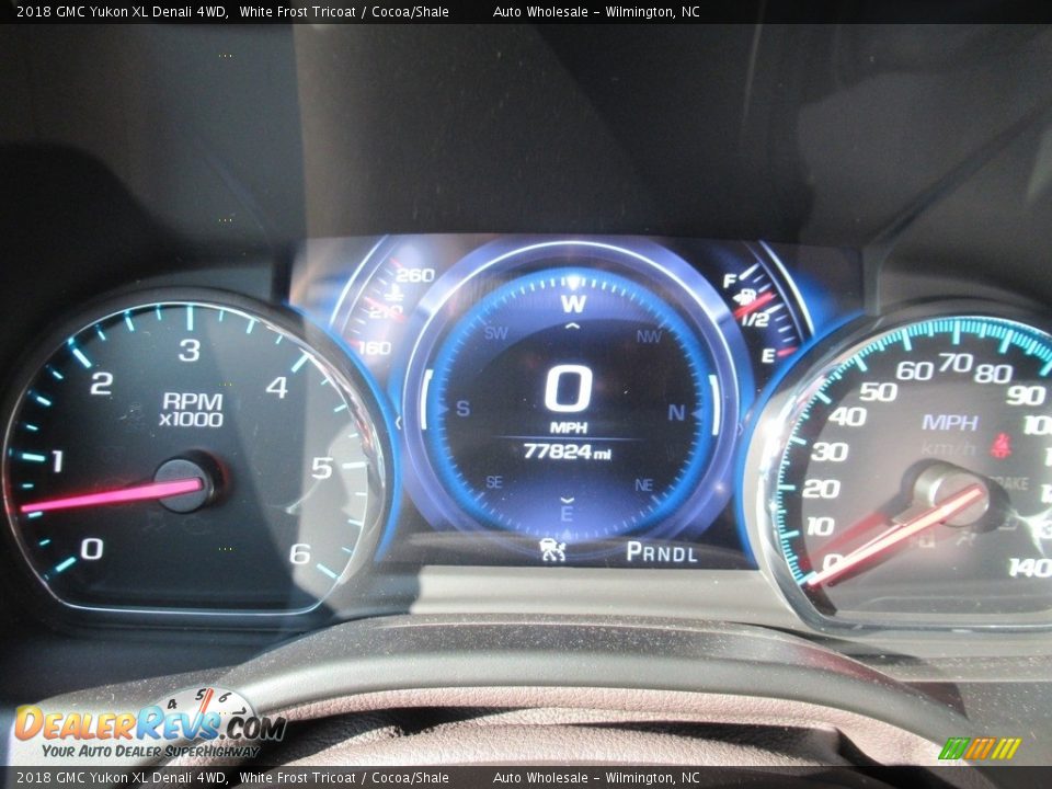 2018 GMC Yukon XL Denali 4WD White Frost Tricoat / Cocoa/Shale Photo #16