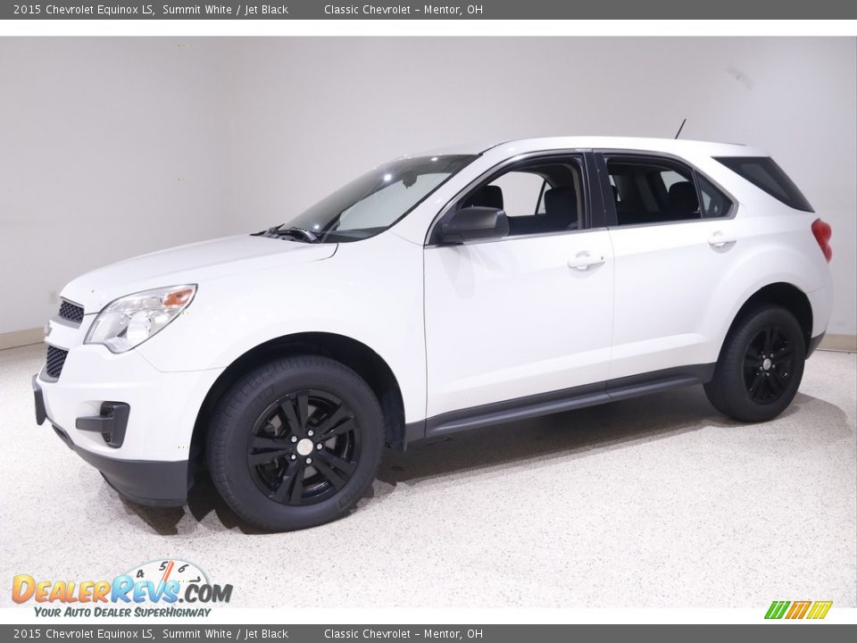 2015 Chevrolet Equinox LS Summit White / Jet Black Photo #3