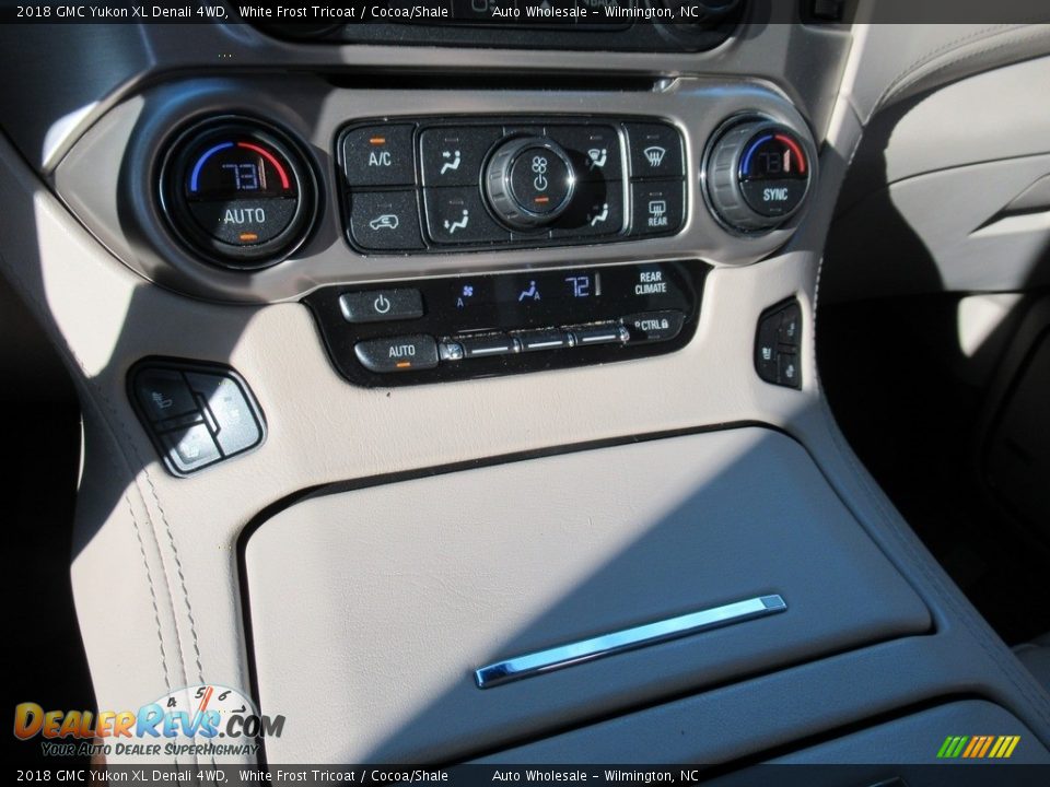 2018 GMC Yukon XL Denali 4WD White Frost Tricoat / Cocoa/Shale Photo #18