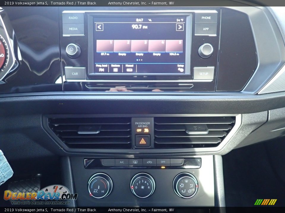 2019 Volkswagen Jetta S Tornado Red / Titan Black Photo #19