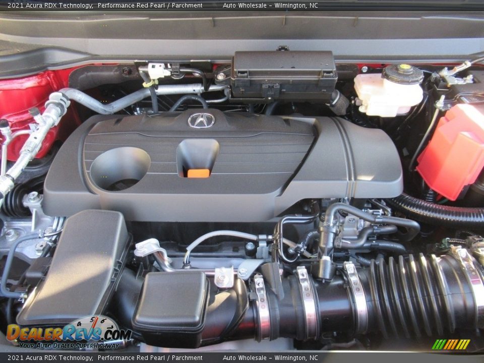 2021 Acura RDX Technology Performance Red Pearl / Parchment Photo #6