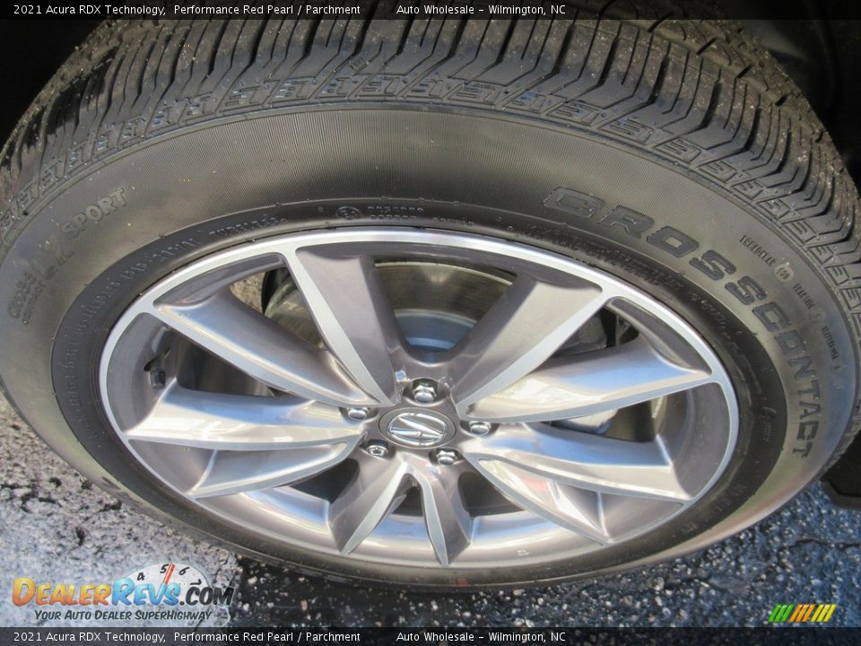 2021 Acura RDX Technology Performance Red Pearl / Parchment Photo #7