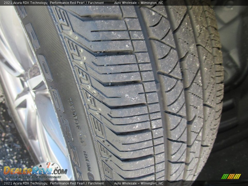 2021 Acura RDX Technology Performance Red Pearl / Parchment Photo #8