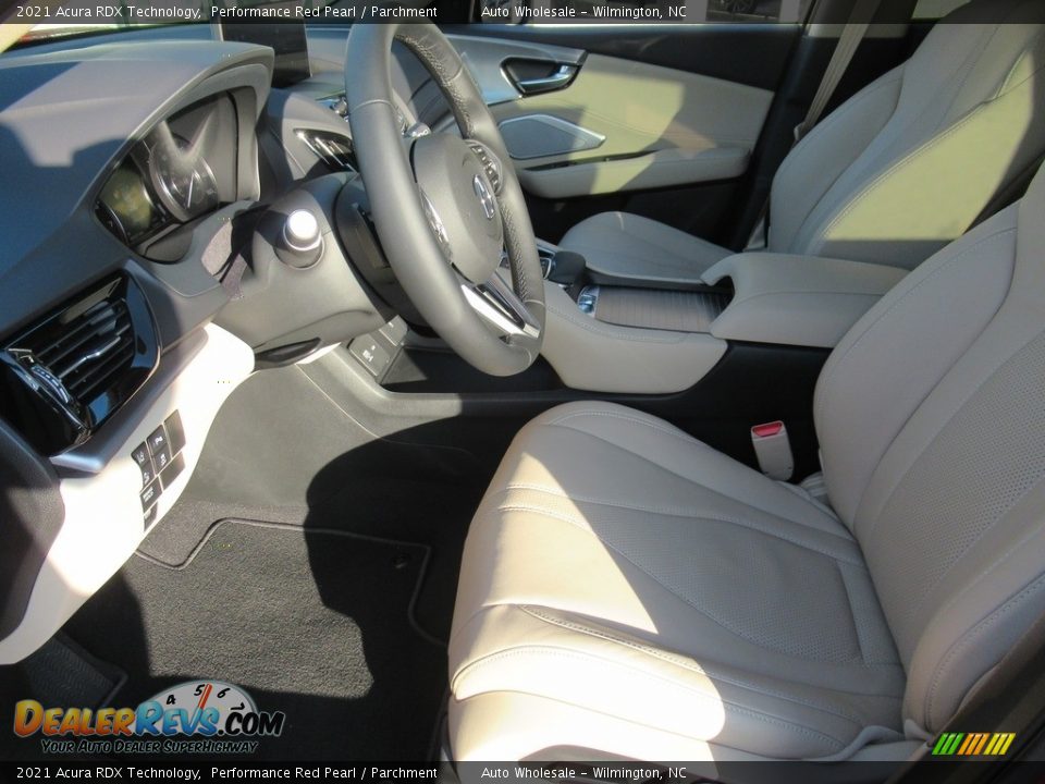 2021 Acura RDX Technology Performance Red Pearl / Parchment Photo #10