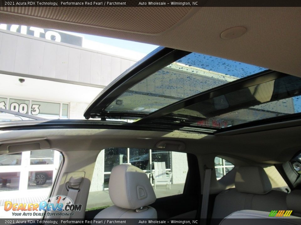 2021 Acura RDX Technology Performance Red Pearl / Parchment Photo #11