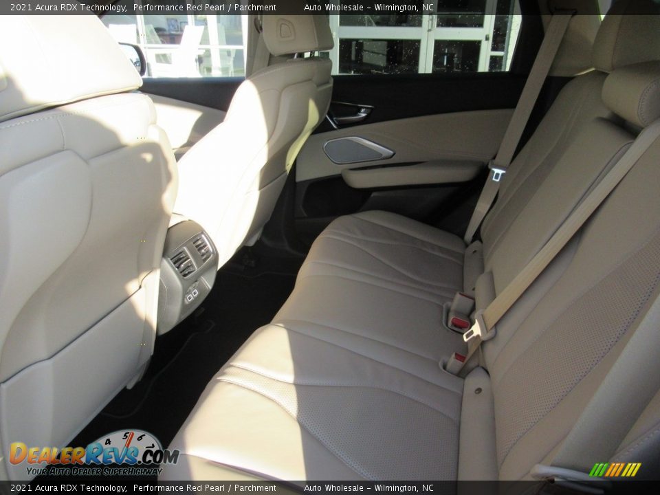 2021 Acura RDX Technology Performance Red Pearl / Parchment Photo #12