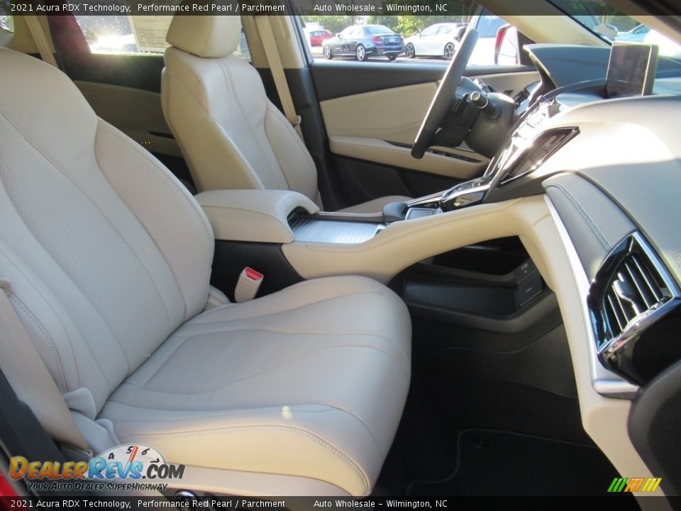 2021 Acura RDX Technology Performance Red Pearl / Parchment Photo #13