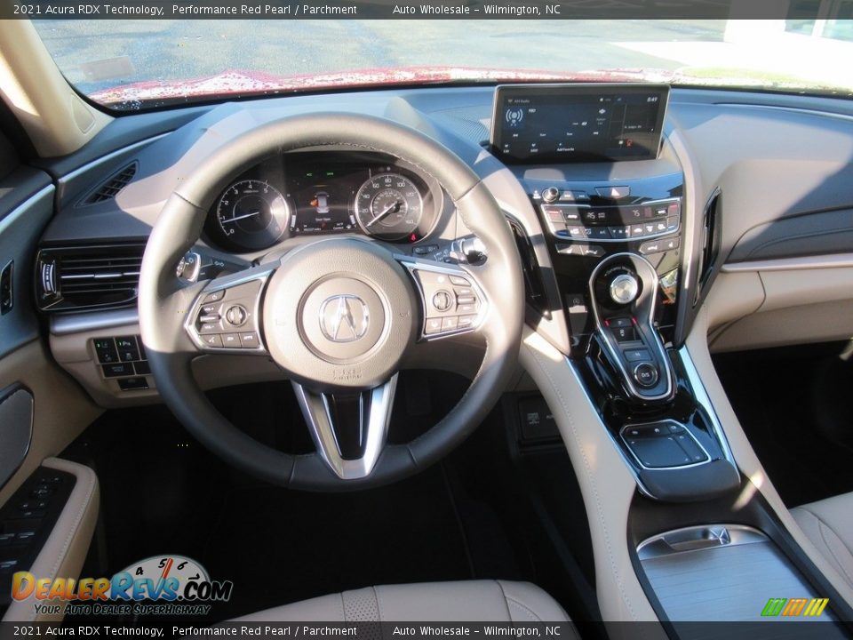 2021 Acura RDX Technology Performance Red Pearl / Parchment Photo #15