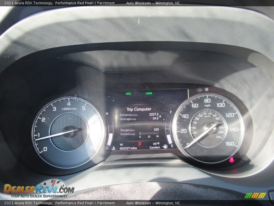 2021 Acura RDX Technology Performance Red Pearl / Parchment Photo #16